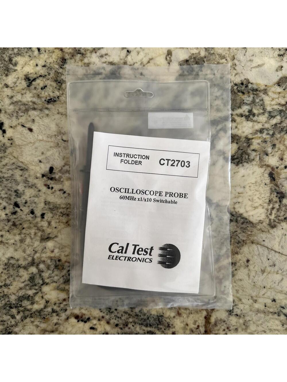 Cal Test Electronics Oscilloscope Probe CT2703  NEW + FAST SHIPPING